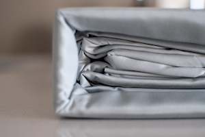 Household linen wholesaling: Bamboo Sheet Sets - Light Grey