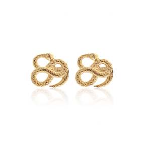 Superfine / Serpent Studs / Gold