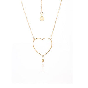 Lover Heart / Gold / Necklace