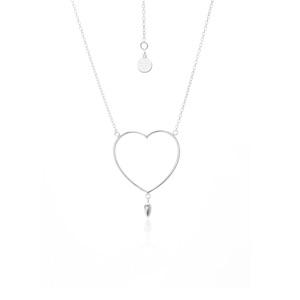 Lover Heart  / Silver / Necklace