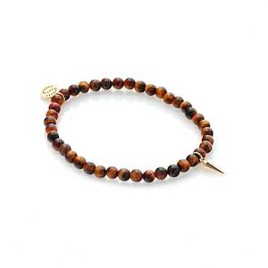 In The Detail / Bracelet / Tigers Eye + Gold