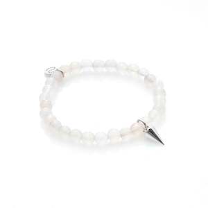 Love Hate / Bracelet / Rose Quartz + Silver