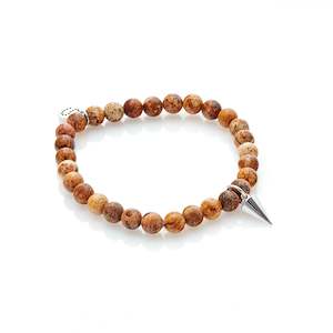 All For One / Bracelet / Picture Jasper + Silver