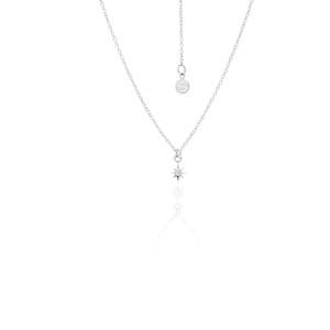 Superfine / Star Necklace / Silver + White Topaz