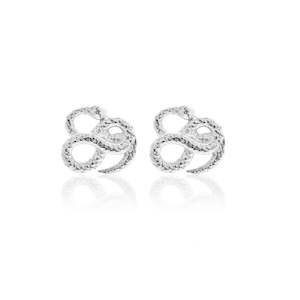 Talisman Superfine: Superfine / Serpent Studs / Silver