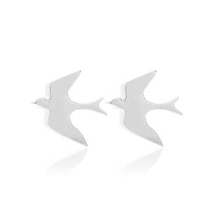 Superfine / Swallow Studs / Silver