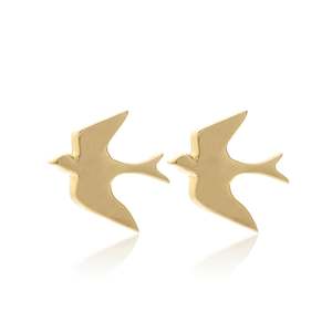 Superfine / Swallow Studs / Gold