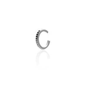 Best Sellers: Soirée / Ear Cuff / Black CZ + Silver