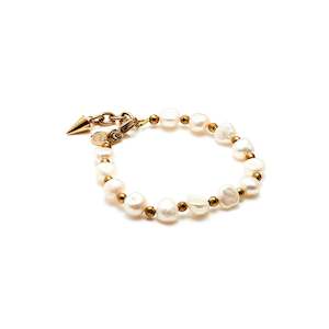 Lumina / Bracelet / Pearl + Gold