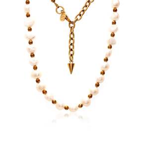 Lumina / Necklace / Pearl + Gold