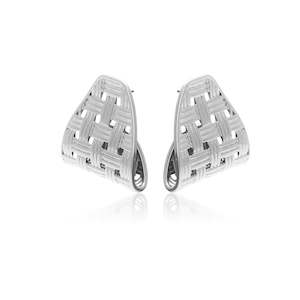 Best Sellers: Lattice / Statement Earrings / Silver