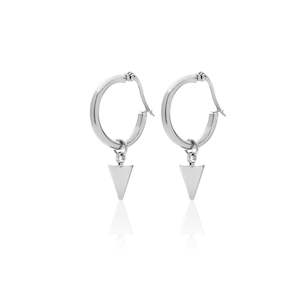 Kate Hoops / Earrings / Silver