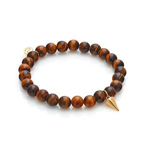 Men's Edit / All For One / Bracelet / Tigers Eye + Gold