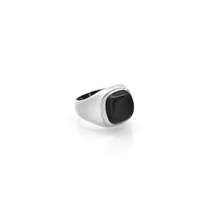 Men's Edit / Heritage / Black Onyx + Silver / Ring