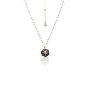 When Stars Align: Noire / Necklace / Black Enamel + Gold