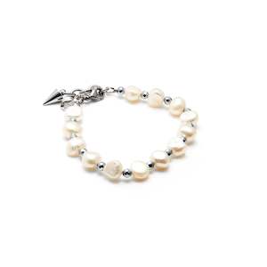 Lumina / Bracelet / Pearl + Silver