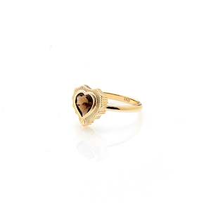 Amour / Ring / Smokey Quartz + Gold