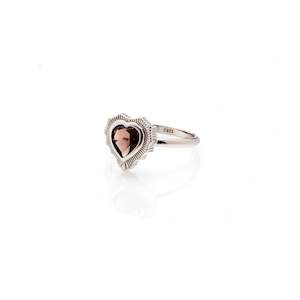 Amour / Ring / Smokey Quartz + Silver