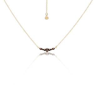 Theia: Theia / Necklace / Smokey Quartz + Gold