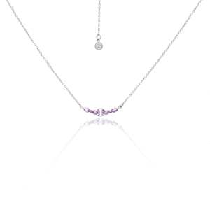 Theia / Necklace / Brazilian Amethyst + Silver