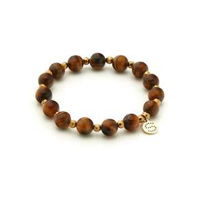 Aurora / Bracelet / Tiger's Eye + Gold