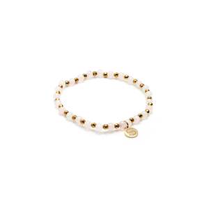 Rose Quartz: Rose / Bracelet / Rose Quartz + Gold