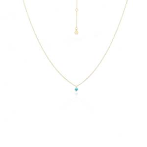 Superfine: Superfine / Mini Turquoise Necklace / Gold