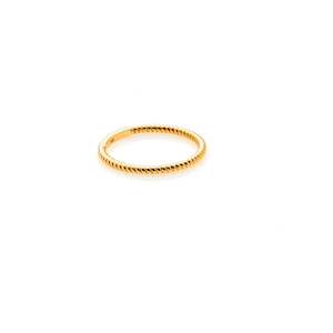 Superfine / Mini Rope Ring / Gold