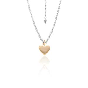 Best Sellers: Bisous / Necklace / Silver + Gold