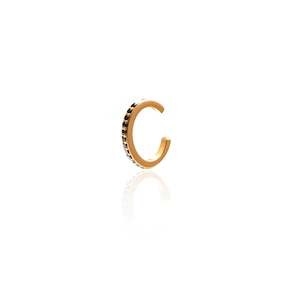 Best Sellers: Soirée / Ear Cuff / Black CZ + Gold