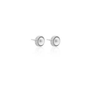 Radiant / Pearl Studs / Silver