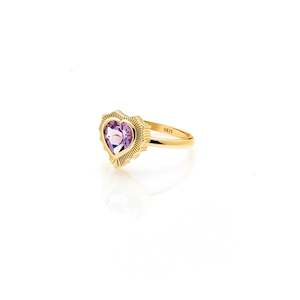 Amour / Ring / Brazilian Amethyst + Gold