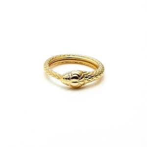 Gold Rings: Infinity / Ring / Clear + Gold