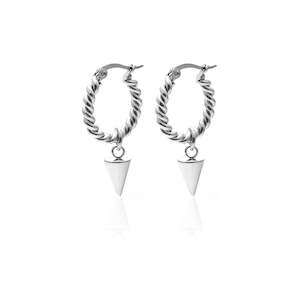 Silver Earrings: Matisse / Hoops / Silver