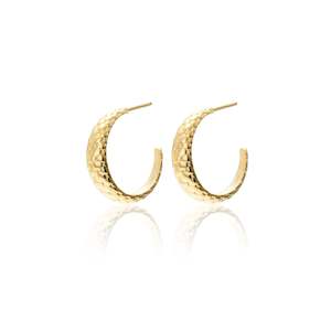 Medium Infinity / Hoop Earrings / Gold