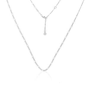 Mens Edit / Figaro Fine / Silver / Necklace