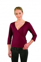 Silkbody Silkspun Women's SALE 3/4 Wrap Top Silkbody