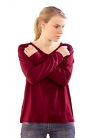 Silkbody Silkspun Women's Relaxed Fit Long Sleeve V Silkbody