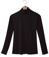 Silkbody Silkspun Women's Buttoned Polo Neck Silkbody