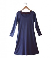 Silkbody Silkspun Women's Long Sleeve Simple Dress Silkbody