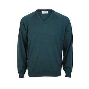 Extrafine Merino Classic Fit Vee - Arctic