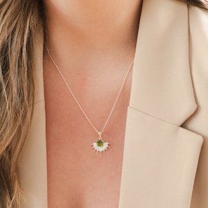 Direct selling - jewellery: Solace Necklace Limited Edition Peridot- Silver