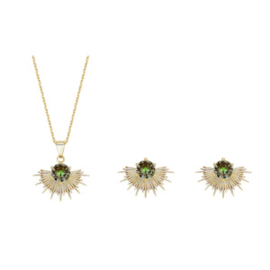 Solace Set Limited Edition Peridot - Gold