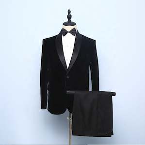 Menswear: Men's New Personality Trend Fashion Host Clothing MC Dress Performance Suit Adult Performance Suit-JM8507