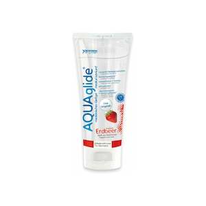 Personal accessories: AQUAglide Flavoured Lubricant Strawberry 100ml