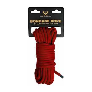 Share Satisfaction 5 Metre Luxury Bondage Rope With Metal Head