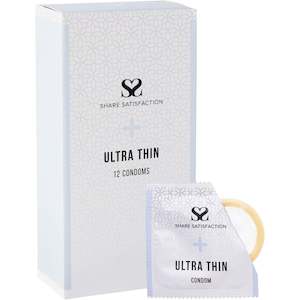 Share Satisfaction Ultra Thin Condoms 12 Pack