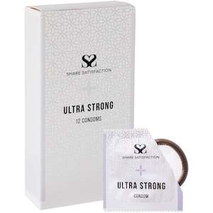 Share Satisfaction Ultra Strong Condoms 12 Pack