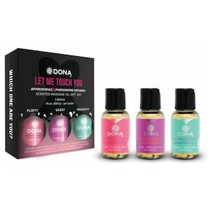 Personal accessories: Dona Let Me Touch You Massage Gift Set