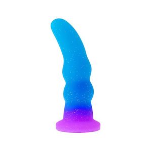 Nood Colours Silicone Rippled Dildo (#272497)